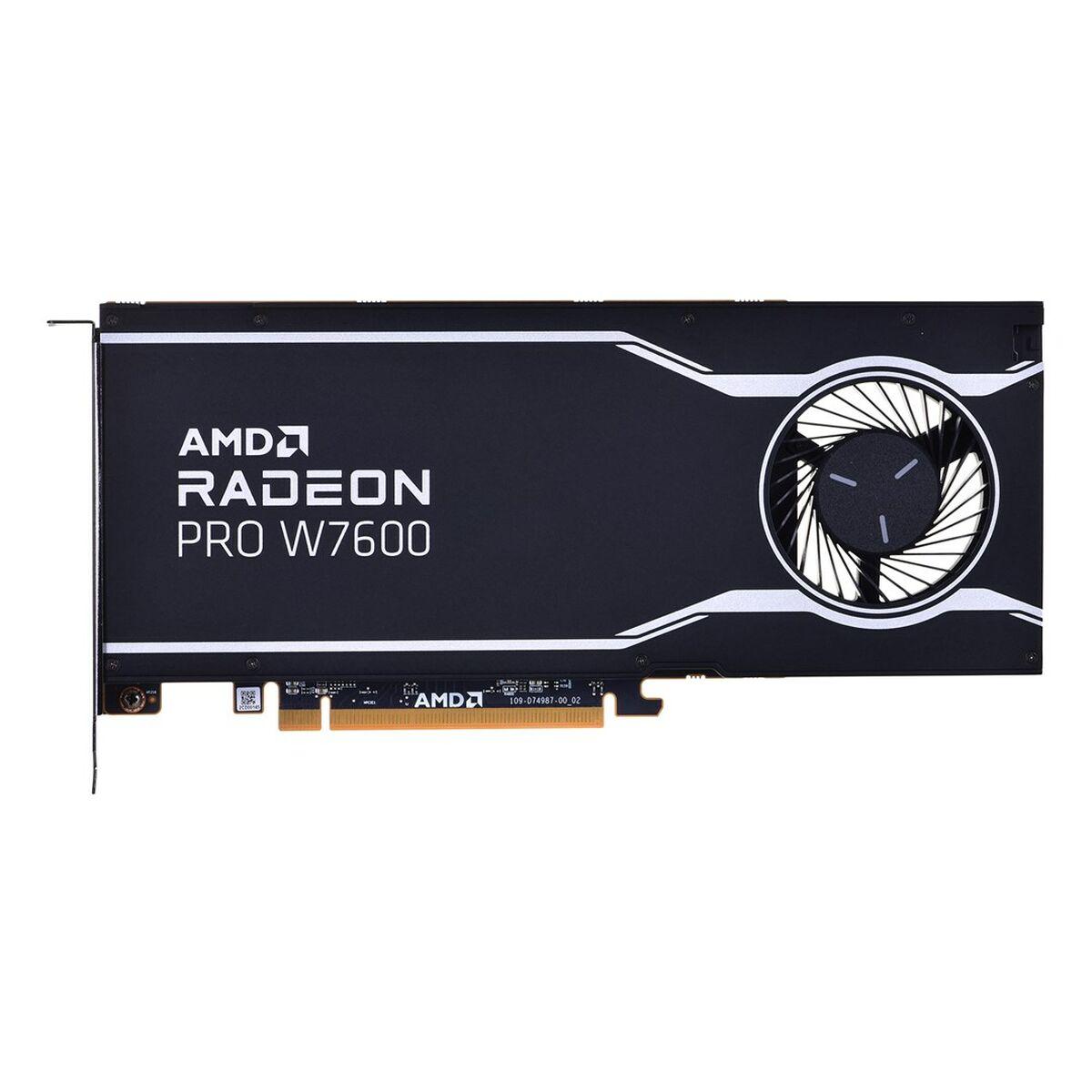 AMD Radeon Pro W7600 8 GB GDDR6 (RADEON PRO W7600 8GB RETAILPCIE - 4.0 4XDP 8GB GDDR6)