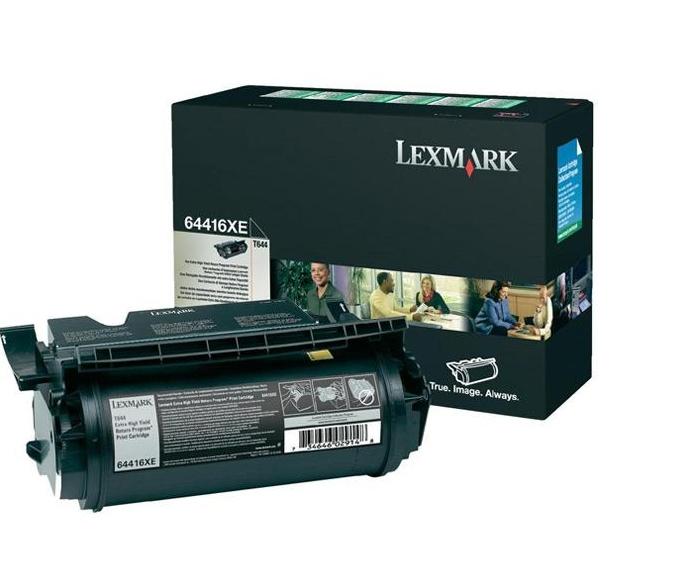 Lexmark T64x Extra High Yield Return Programme Cartridge cartuccia toner Originale Nero