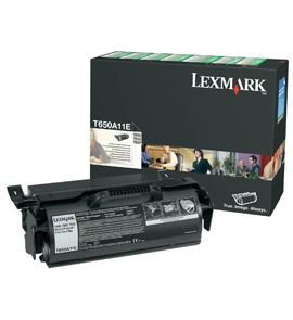 Lexmark T650A11E cartuccia toner 1 pz Originale Nero (Toner Black - Pages 7.000 - Warranty 12M)