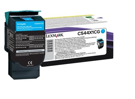 LEXMARK C/X544,546,X548 Cyn Rtn 4K Cartrige -( Product Line - Enterprise )- C544X1CG