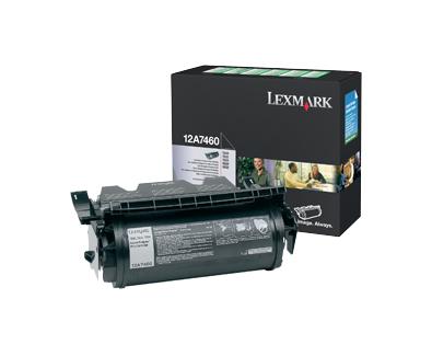 TONER LEXMARK 12A7460 BK