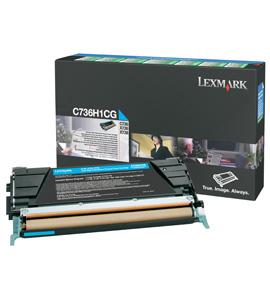 LEXMARK C/X736,X738 Cyn Rtn 10K Cartrige -( Product Line - Enterprise )- C736H1CG