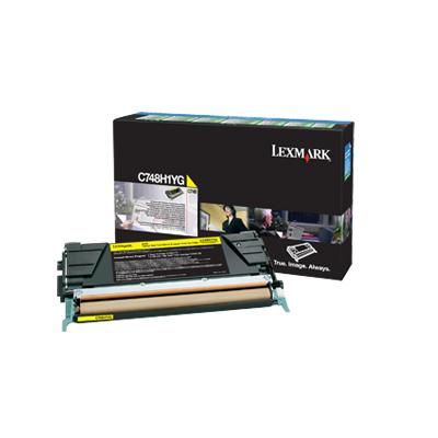 LEXMARK C/X748 Yel Rtn 10K Cartrige -( Product Line - Enterprise )- C748H1YG