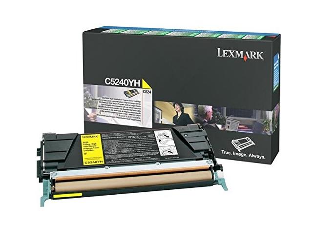 Lexmark C5240YH cartuccia toner Originale Ciano, Giallo