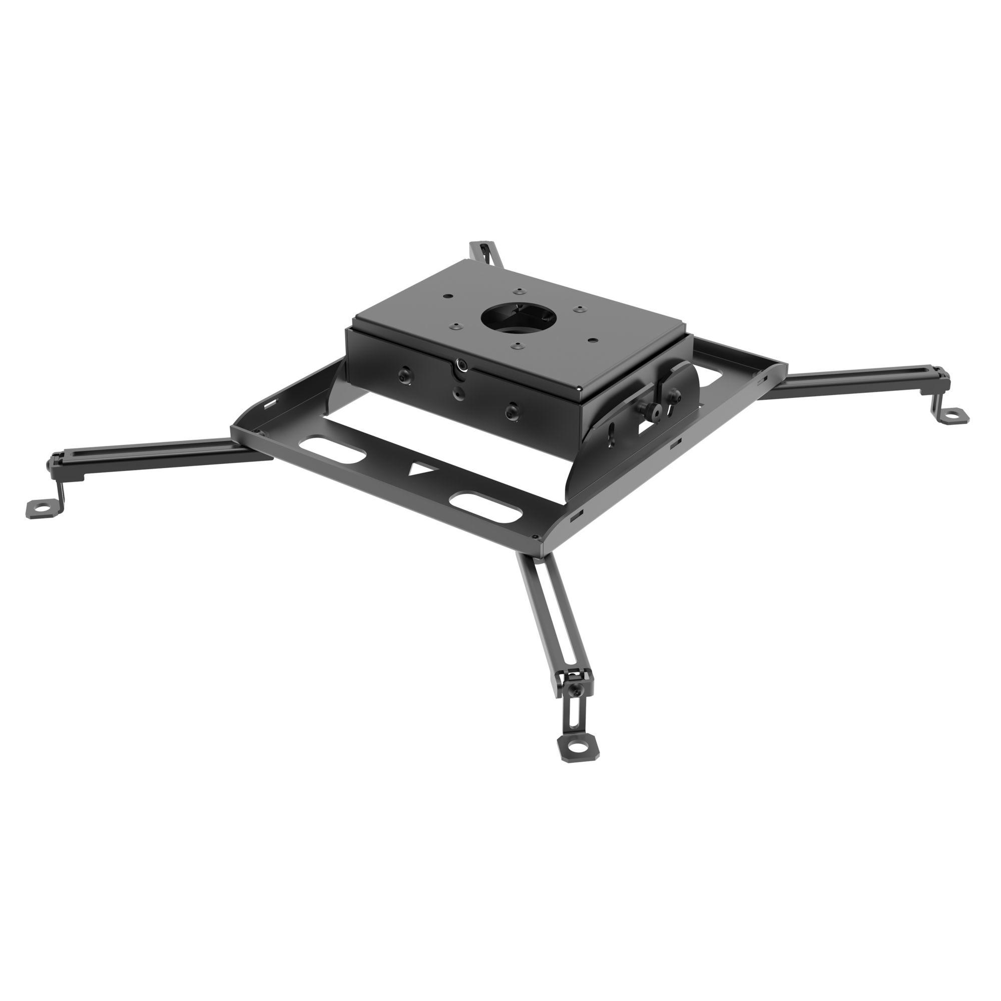 Peerless PJR125-EUK supporto per proiettore Soffitto Nero (PJR125 - Heavy Duty Universal Projector Mount [Max Weight 56.7KG])