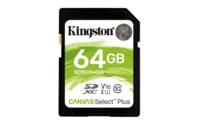 KINGSTON SECURE DIGITAL SD CANVAS SELECT PLUS 64GB SDS2/64GB