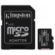 SD-MICRO KINGSTON 128GB incl. Adapter CLASS 10 UHS-I 100MB/s ADATTATORE Canvas Select - SDCS2/128GB