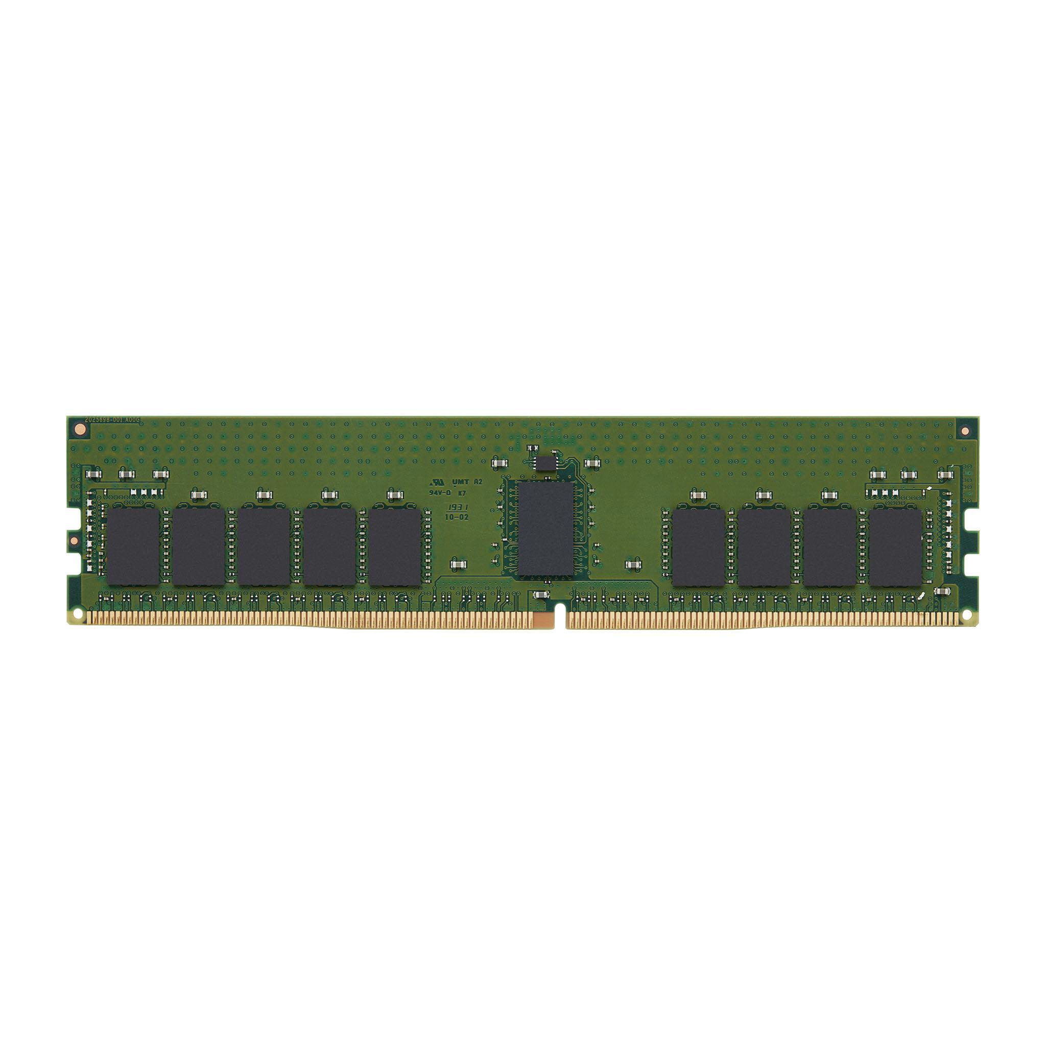 KINGSTON - DDR4 - MODULE - 32 GO - DIMM 288 BROCHES - 3200 MHZ / PC4-25600 - CL22 - 1.2 V - MÉMOIRE ENREGISTRÉ - ECC - POUR D