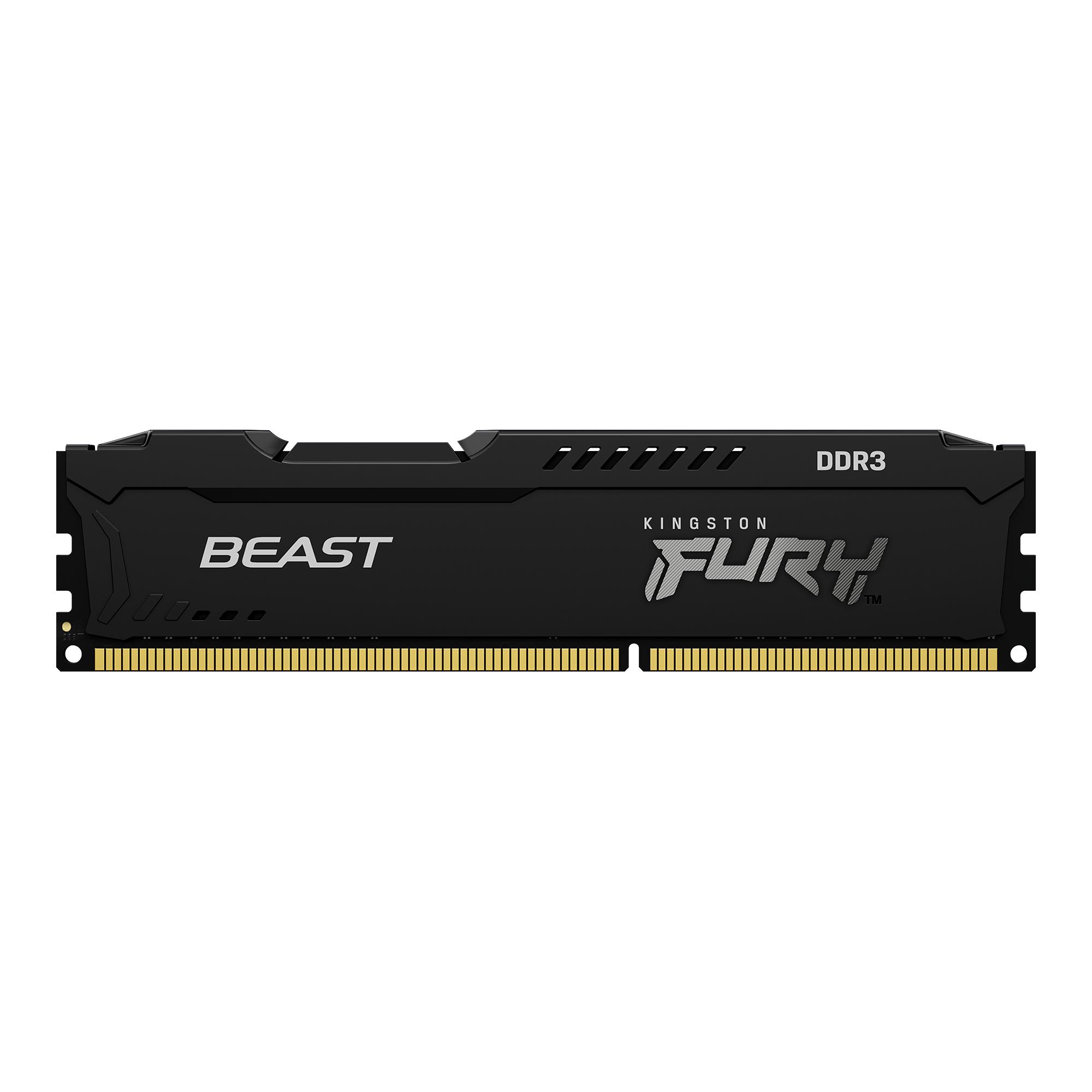 KINGSTON FURY BEAST 8GB DDR3, 1600 MHZ, CL10, NON