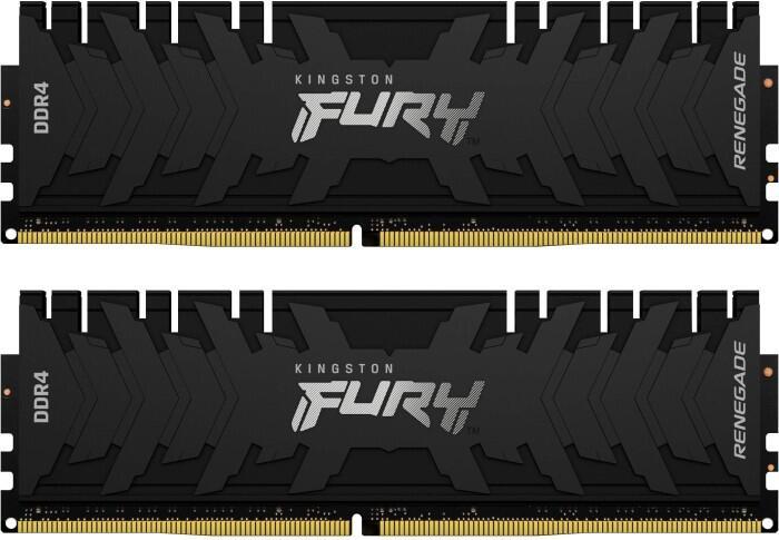 Kingston Technology FURY Renegade memoria 16 GB 2 x 8 GB DDR4 3200 MHz (KFR 16GB DDR4 3200 DIMM K2 Blk)