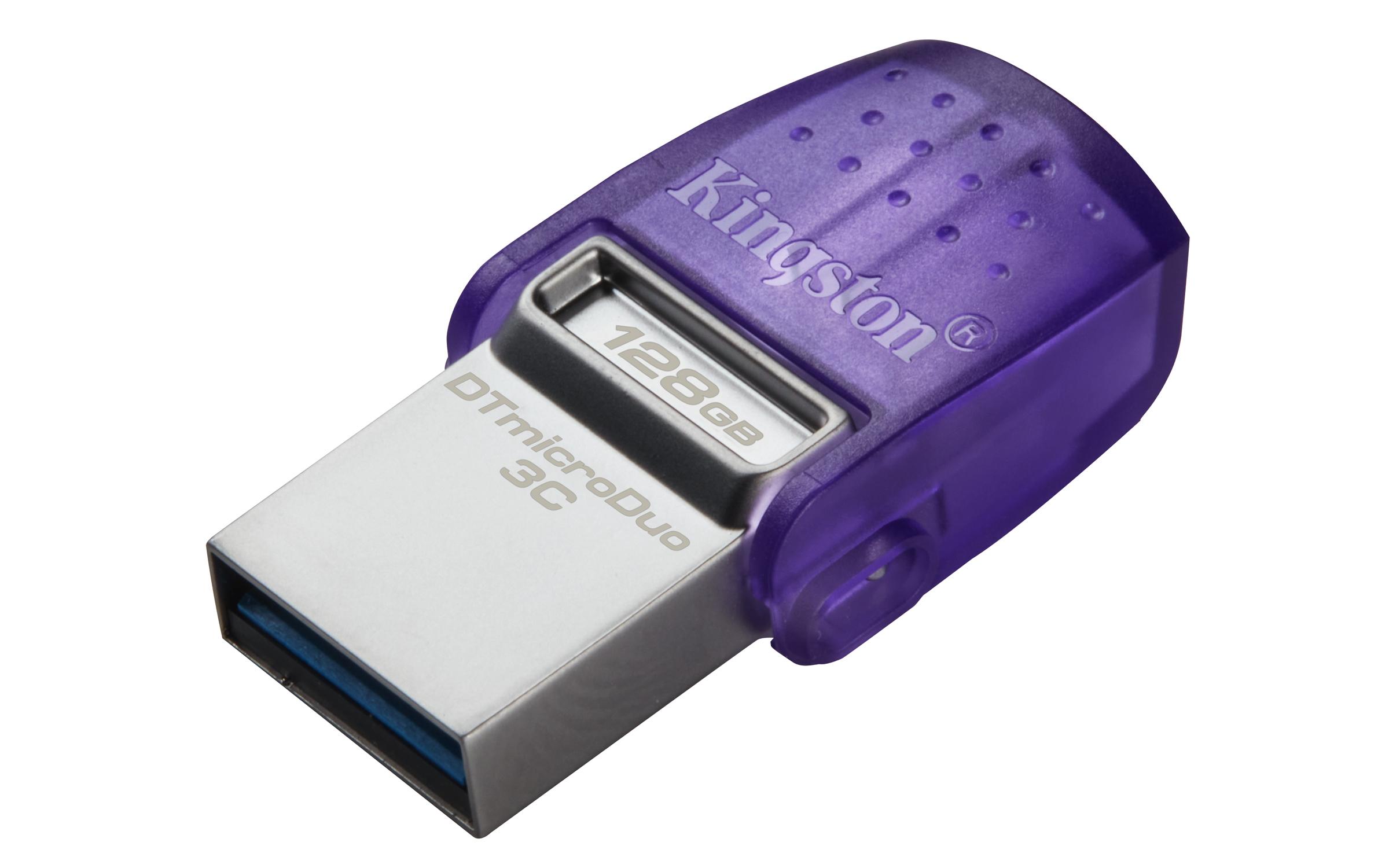 FLASH DRIVE KINGSTON USB 3.2 128GB "DT DUO"- USB-C+USB3 - DTDUO3CG3/128GB