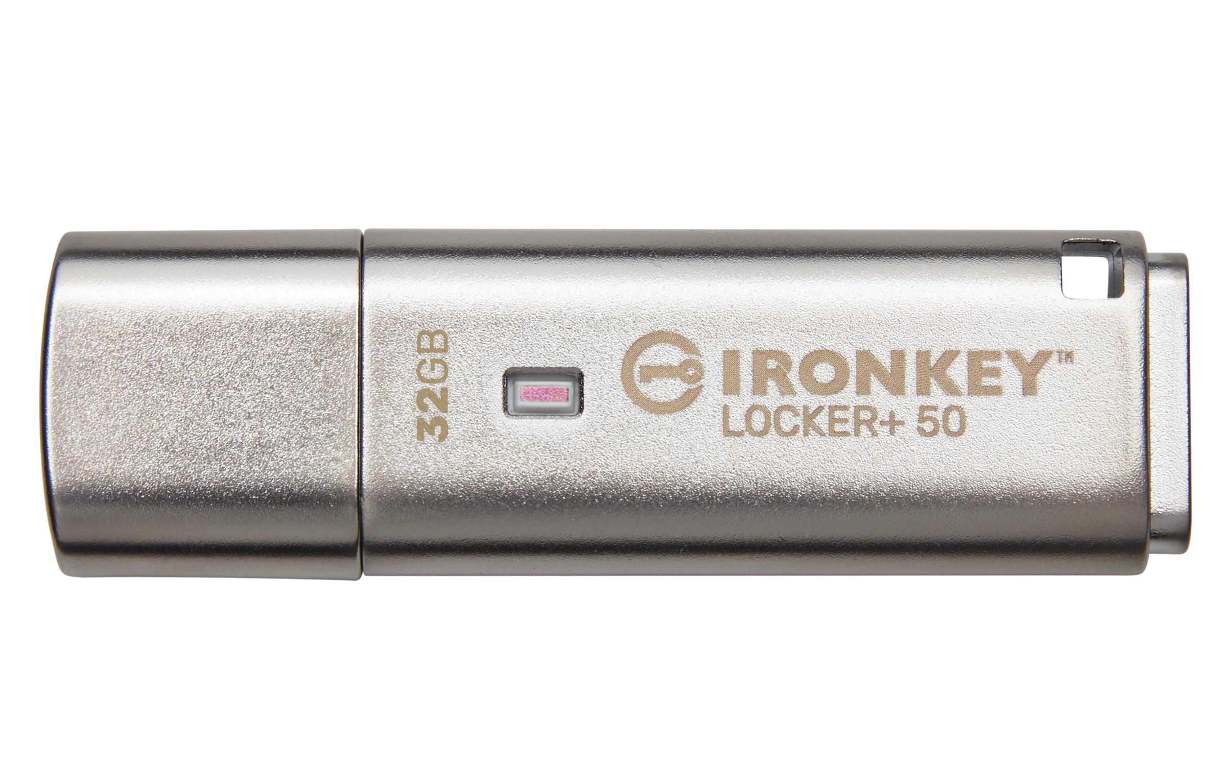 32GB USB 3.2 IRONKEY LOCKER+ 50