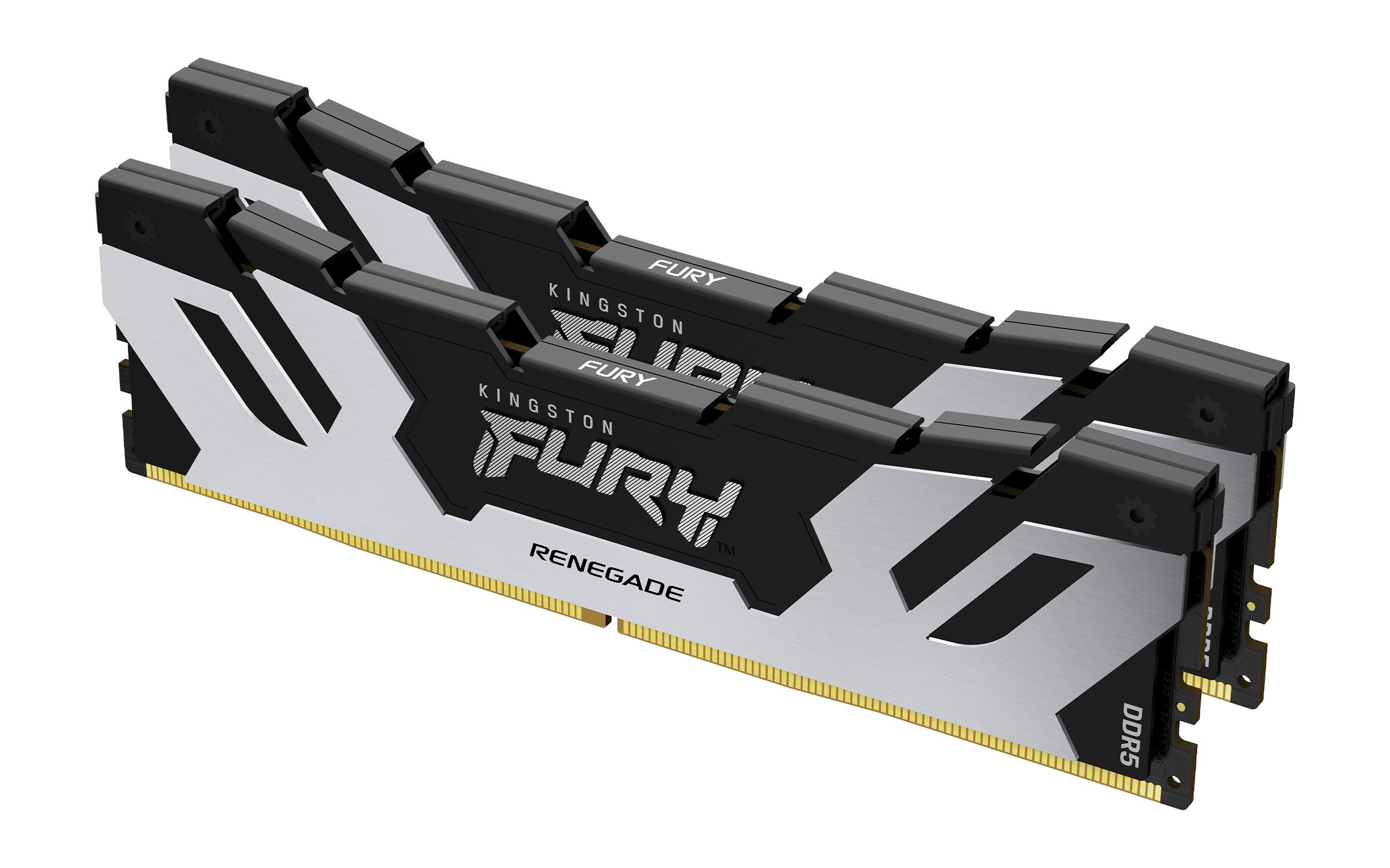 Kingston Technology FURY 32GB 6800MT/s DDR5 CL36 DIMM (Kit da 2) Renegade Silver XMP