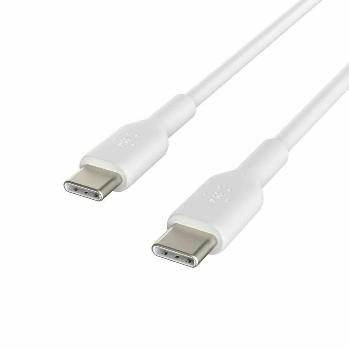 Belkin CAB003BT2MWH cavo USB 2 m USB C Bianco (BOOSTCHARGE USBC / USBC CAB 2M WHT)