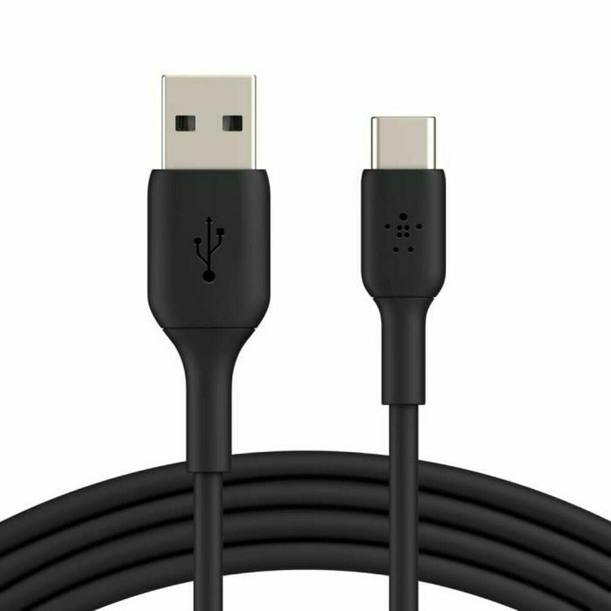 Belkin CAB001BT2MBK cavo USB 2 m USB A USB C Nero (^BOOSTCHRG USBA/USBC CAB 2M BLK)