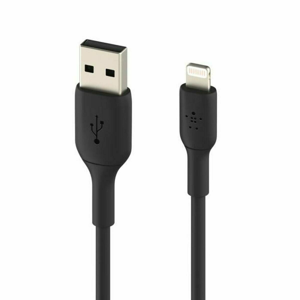 Belkin CAA001BT1MBK cavo Lightning 1 m Nero (LIGHTNING BLADE/SYNC CABLE - PVC MFI 1M BLACK)