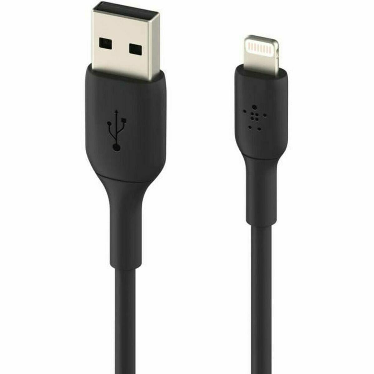 Belkin CAA001BT1MBK cavo Lightning 1 m Nero (LIGHTNING BLADE/SYNC CABLE - PVC MFI 1M BLACK)