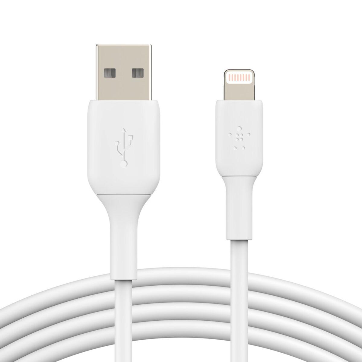 Belkin CAA001BT1MWH cavo Lightning 1 m Bianco (LIGHTNING BLADE/SYNC CABLE - PVC MFI 1M WHITE)