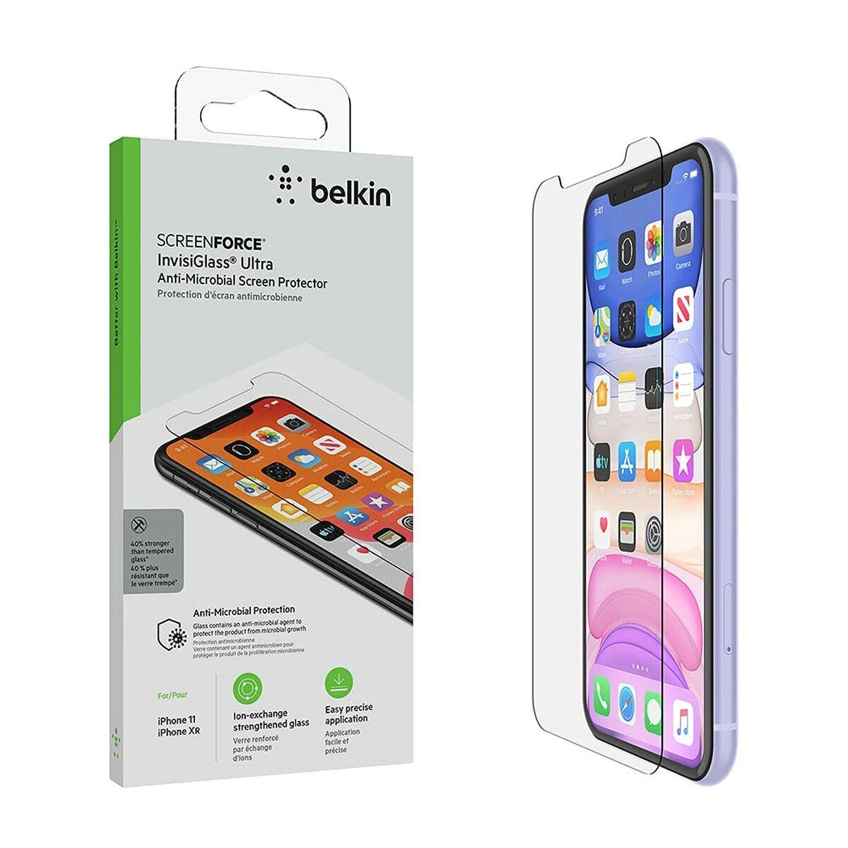 Belkin SCREENFORCE InvisiGlass Ultra Pellicola proteggischermo trasparente Apple 1 pz (ULTRA ANTIMICROBIAL SCREEN IPHONE 11)