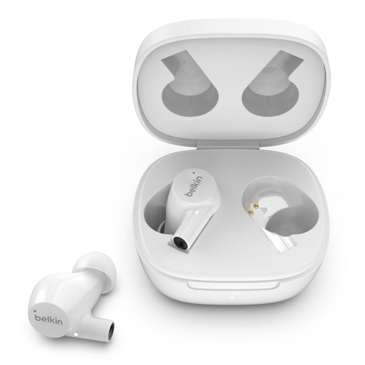 Belkin SoundForm Rise Auricolare True Wireless Stereo [TWS] In-ear Bluetooth Bianco (Belkin SoundForm Rise - ?gte tr?dl?se)