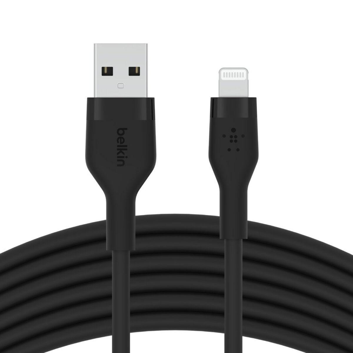 Belkin CAA008BT3MBK cavo USB 3 m USB A USB C/Lightning Nero