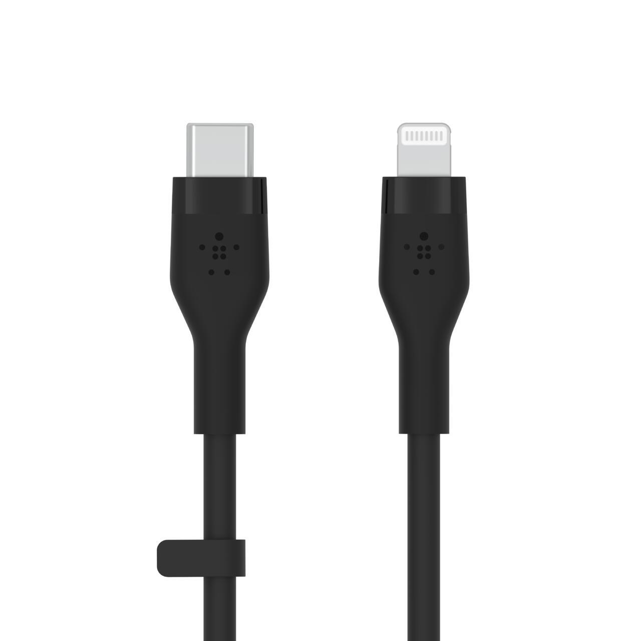 BELKIN BOOST CHARGE USB-C TO LTG SILICON 1M BLACK