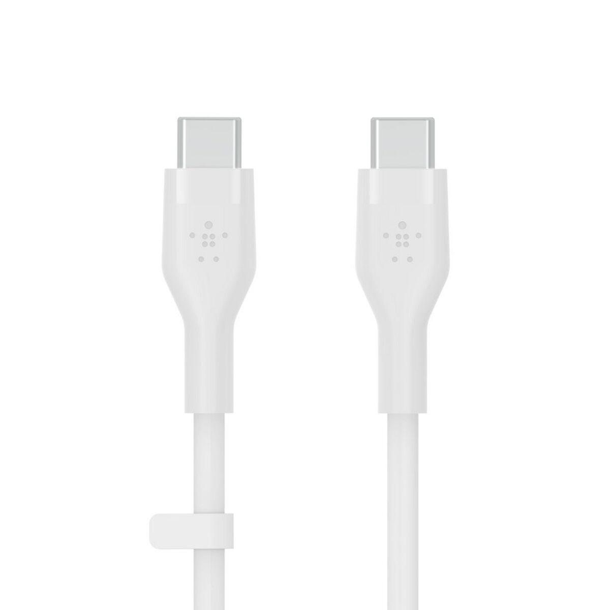 Cavo Belkin BoostCharge Flex da USB-C a USB-c (3 m, bianco)