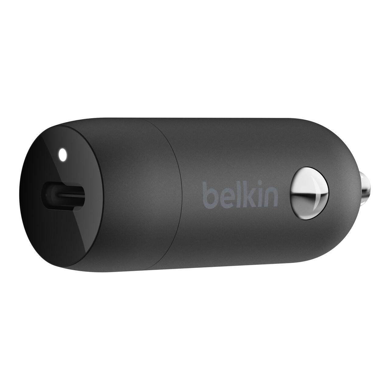 Belkin BoostCharge Nero Auto (CCA004BTBK BELKIN 30W USB-C PD - CAR CHARGER WITH PPS TECHNOLOGY)