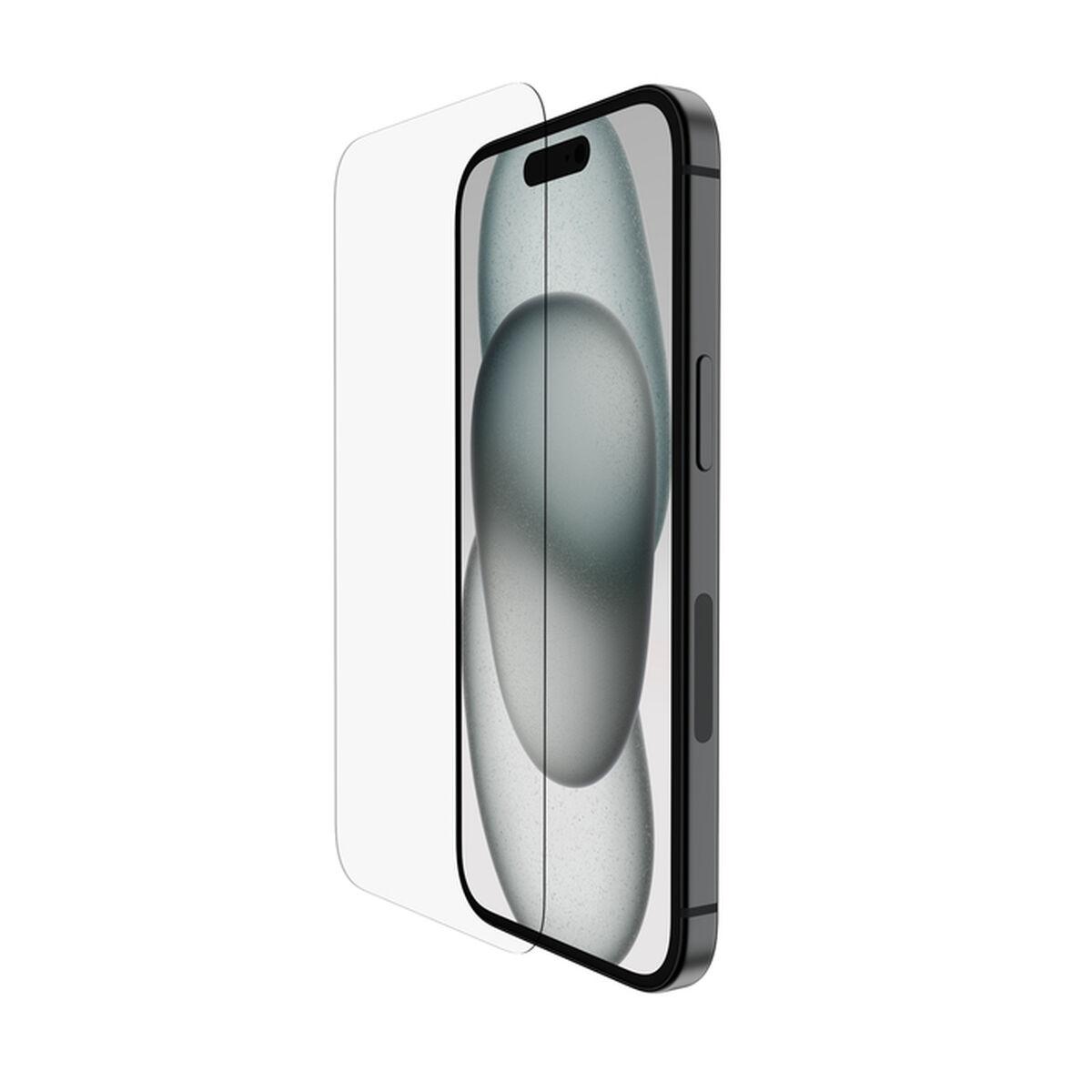 Belkin VETRO TEMPEREDGLASS ANTIMICROBICO PER IPHONE 15 (SCREENFORCE PRO TEMPEREDGLASS A - FOR IPHONE 15/14 PRO)