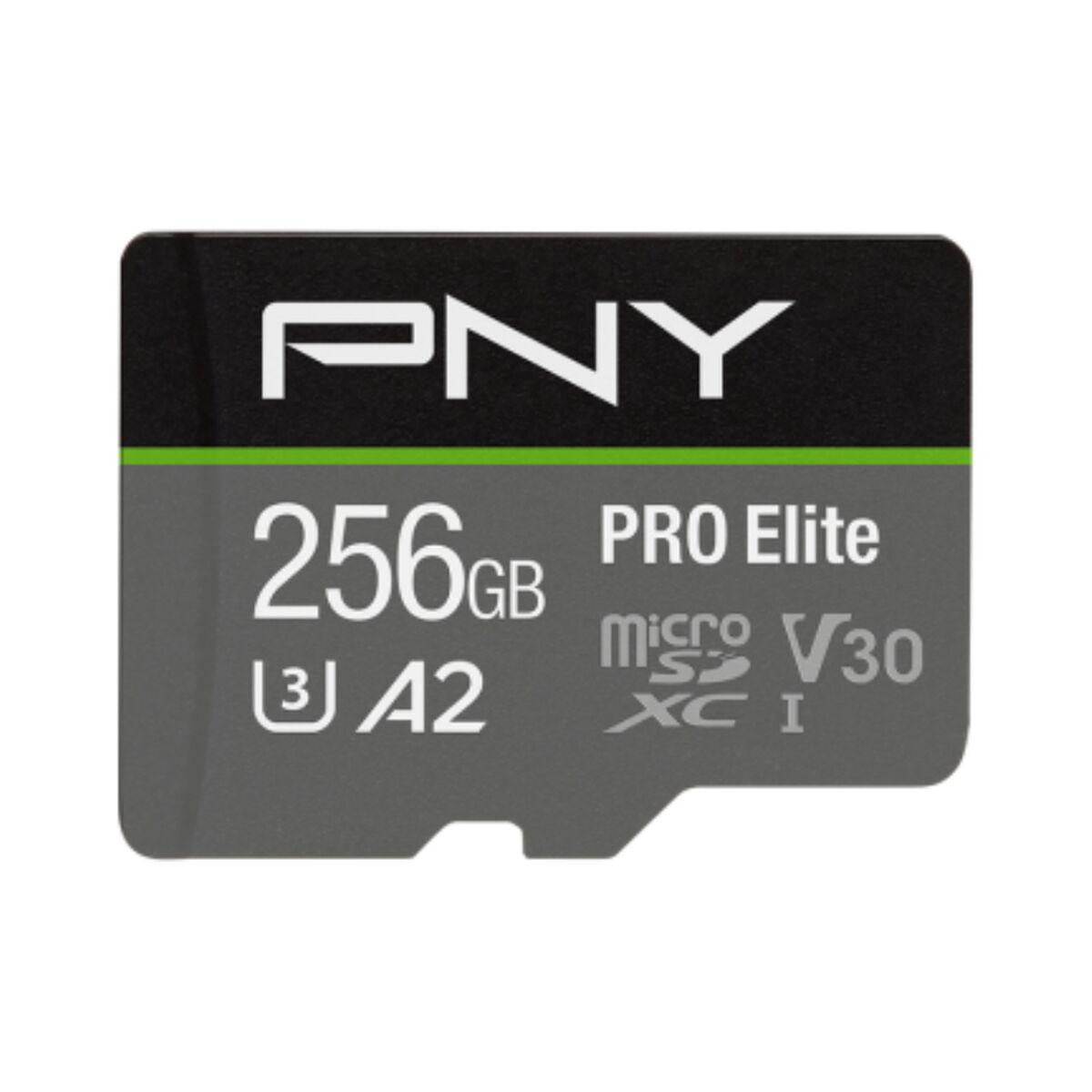 PNY P-SDU256V32100PRO-GE memoria flash 256 GB MicroSDXC UHS-I Classe 10 (FC 256GB Pro Elite MicroSD)