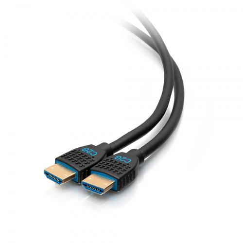 C2G Cavo HDMI ad alta velocit e ultra flessibile da 18 m della serie Performance - 4K 60 Hz a parete classificazione CMG FT4 (