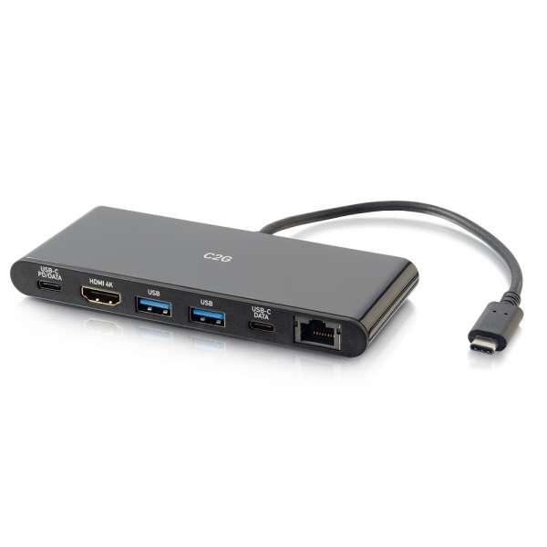 C2G Docking Station USB-C con HDMI 4K, Ethernet, USB e Power Delivery