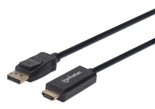 Manhattan 152679 cavo e adattatore video 1,8 m DisplayPort HDMI Nero