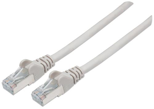 Intellinet 0.5m CAT6a S/FTP cavo di rete Grigio 0,5 m S/FTP [S-STP] (NETWORK CABLE CAT6A COPPR 0.5M- - GREY S/FTP SNAGLESS/BOOT