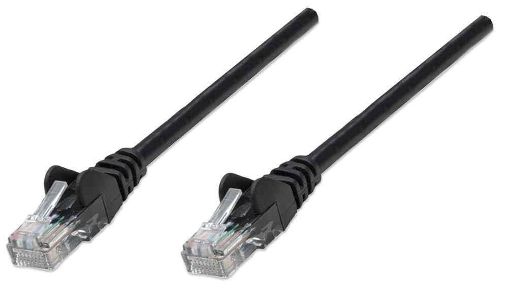 Intellinet 318143 cavo di rete Nero 0,5 m Cat5e U/UTP (UTP)