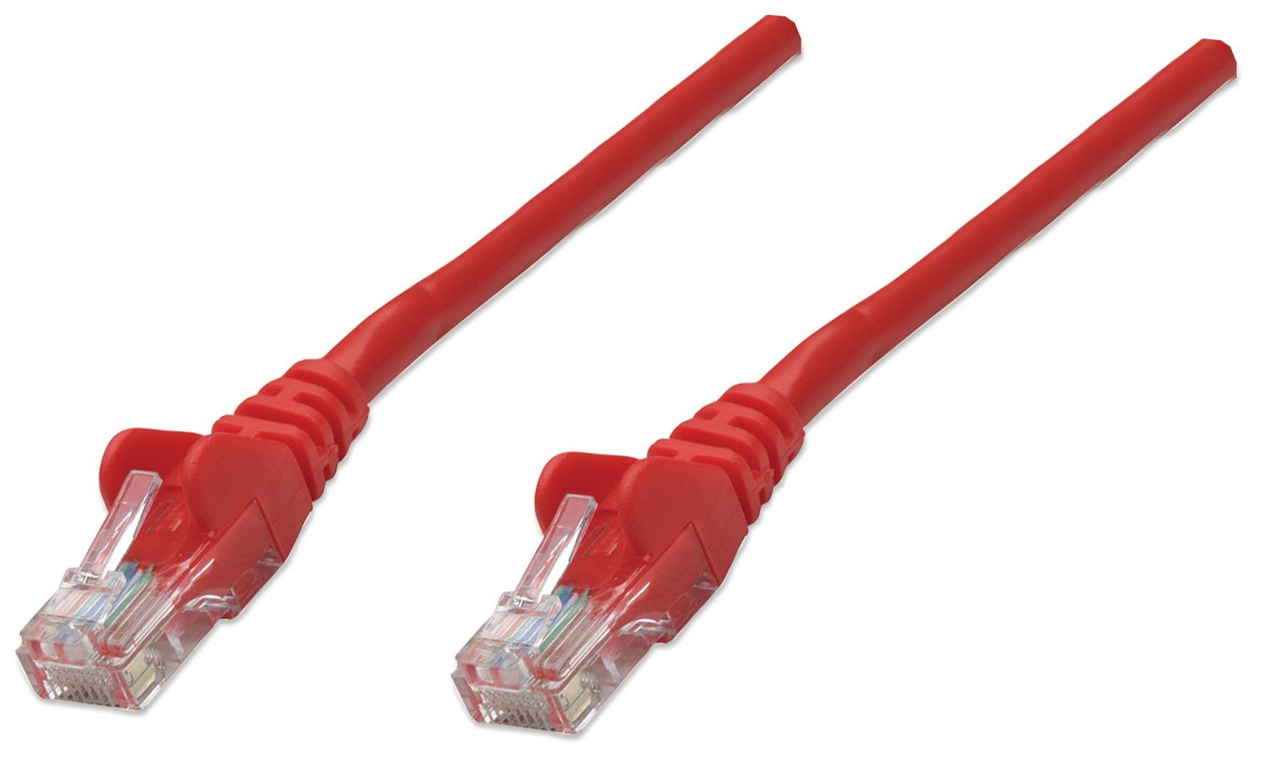 Intellinet Cat5e UTP cavo di rete Rosso 0,5 m U/UTP (UTP)