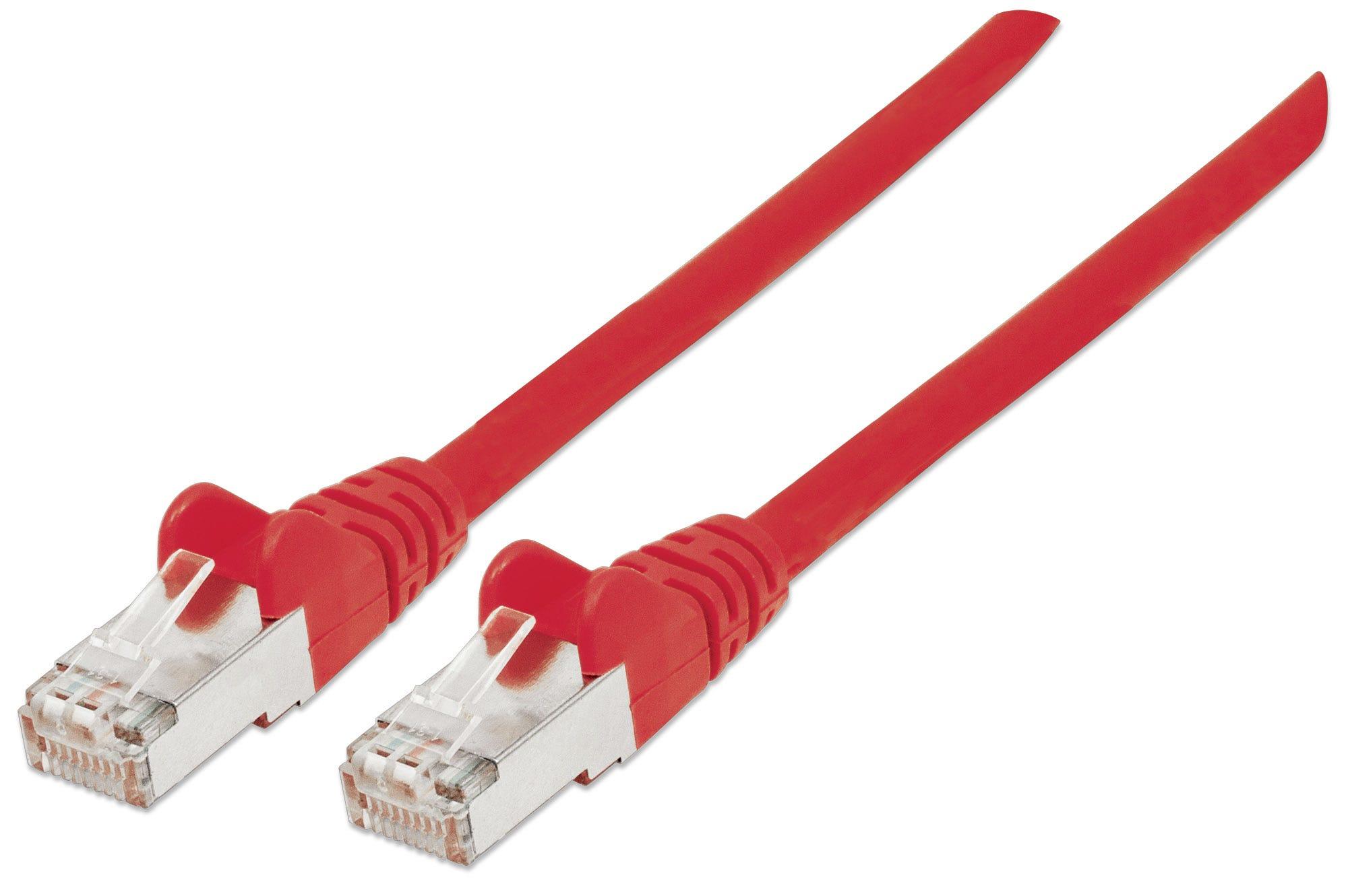 Intellinet 319089 cavo di rete Rosso 1,5 m Cat6a S/FTP (S-STP)