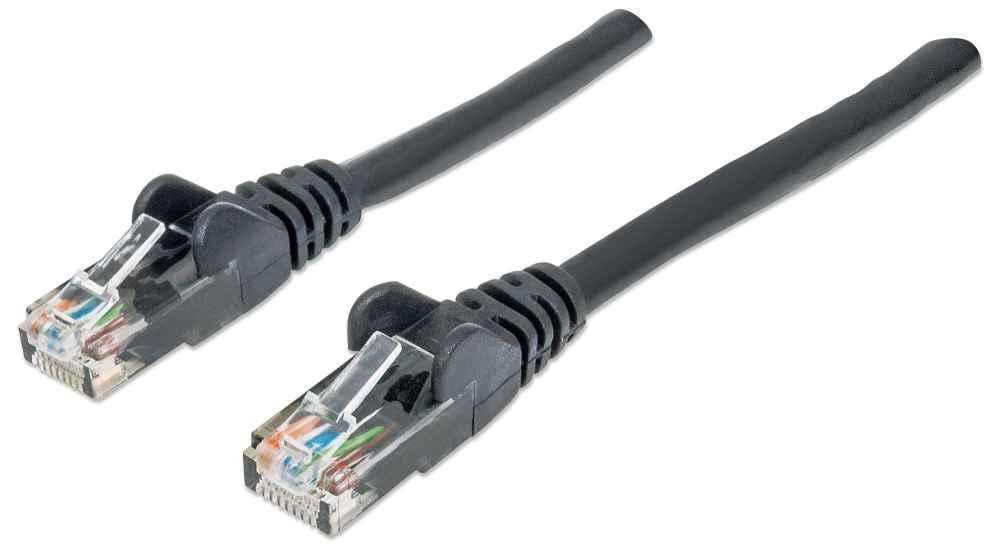 Intellinet 342049 cavo di rete Nero 1 m Cat6 U/UTP (UTP)