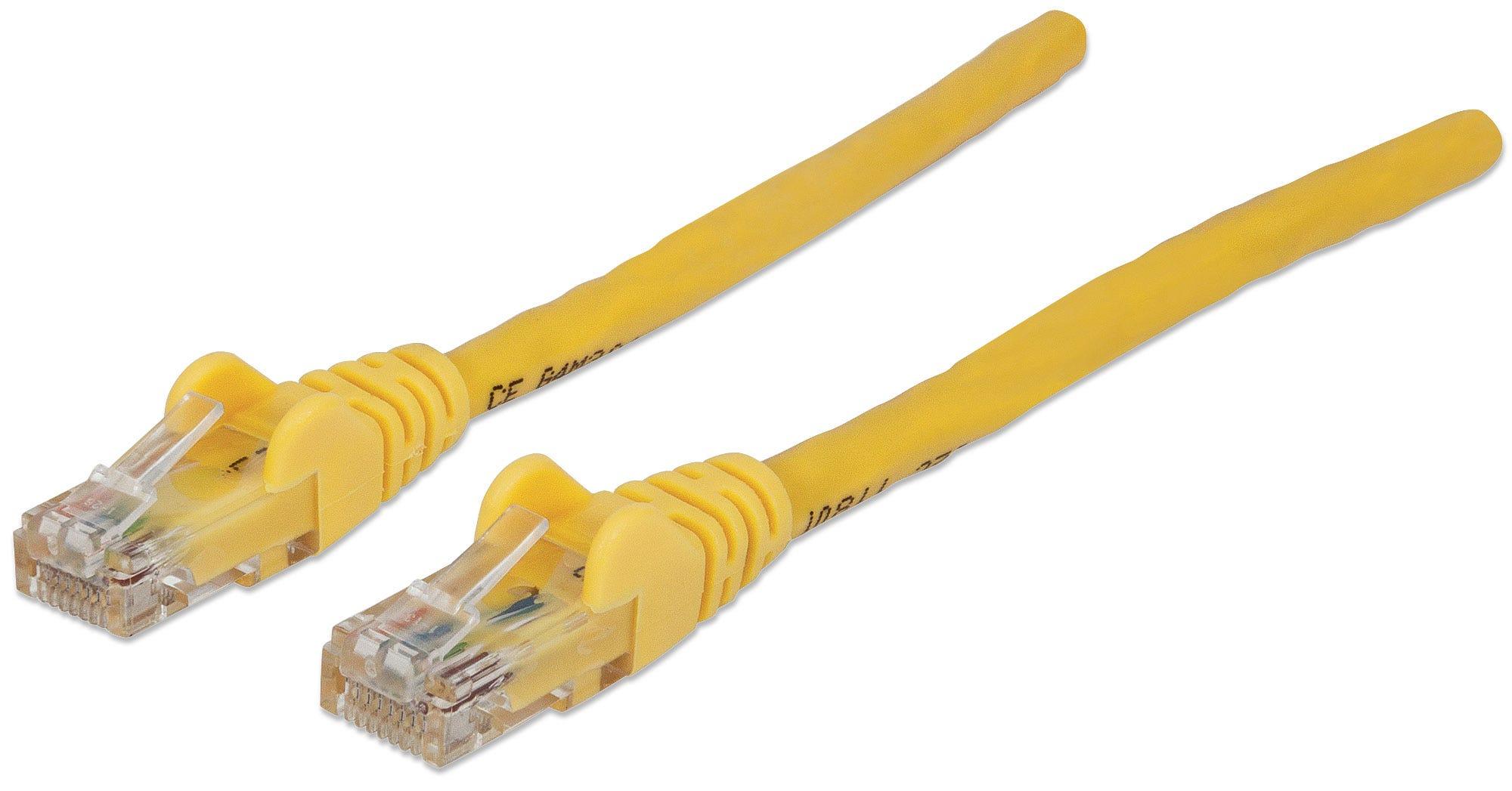 Intellinet Cat6 UTP, 0.5m cavo di rete Giallo 0,5 m U/UTP (UTP)