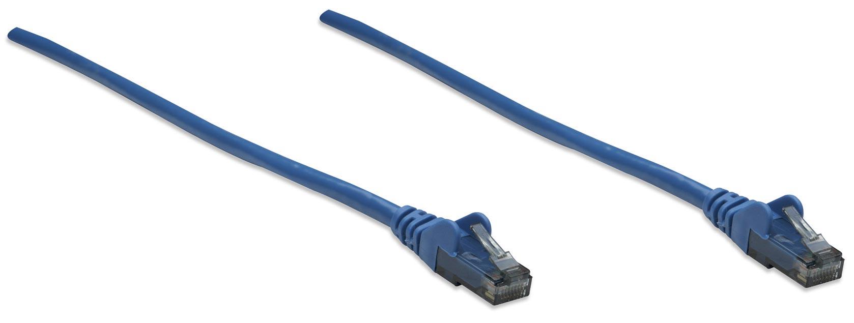 Intellinet Cat6 UTP cavo di rete Blu 10 m U/UTP [UTP] (NETWORK CABLE CAT6 CCA 10M - BLUE U/UTP SNAGLESS/BOOTED)