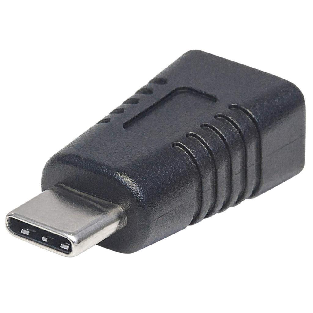 Manhattan 354677 adattatore per inversione del genere dei cavi USB C USB Mini-B Nero (USB-C TO MINI-B ADAPTER- - MALE/FEMALE 5G