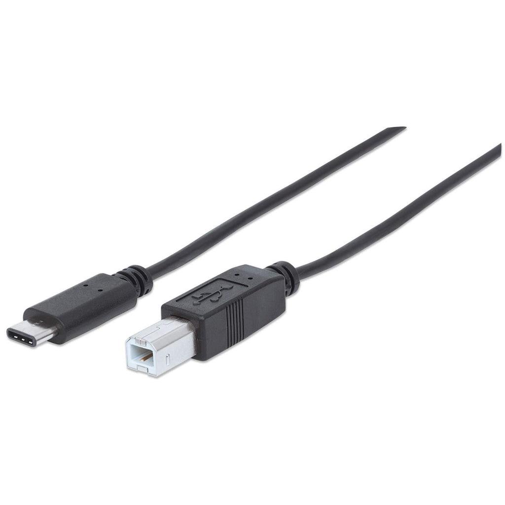 Manhattan 354950 cavo USB 2 m USB 2.0 USB C USB B Nero