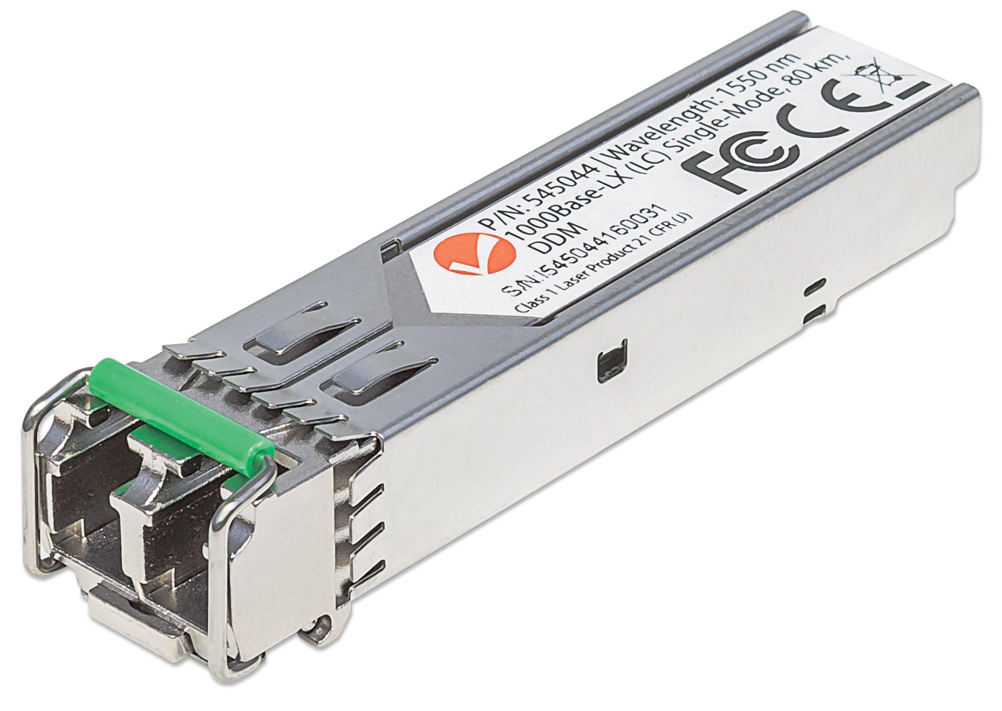 Intellinet 545044 modulo del ricetrasmettitore di rete Fibra ottica 1000 Mbit/s SFP 1550 nm (Transceiver Module Optical, - Giga