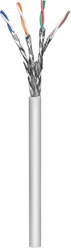 Intellinet 704953 cavo di rete Grigio 100 m Cat6a S/FTP (S-STP)