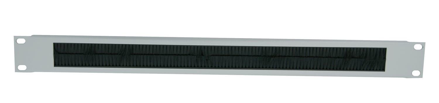 Intellinet 712477 porta accessori (19IN CABLE ENTRY PANEL 1U- - WITH BRUSH INSERT GREY)