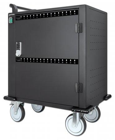 Manhattan 716000 portable device management cart& cabinet Carrello per la gestione dei dispositivi portatili Nero