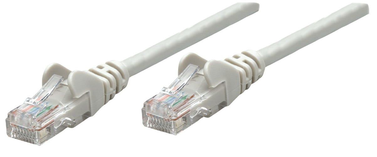 Intellinet 20m Cat6A SFTP cavo di rete Grigio S/FTP [S-STP] (NETWORK CABLE CAT6A COPPER 20M- - GREY S/FTP SNAGLESS/BOOTED)