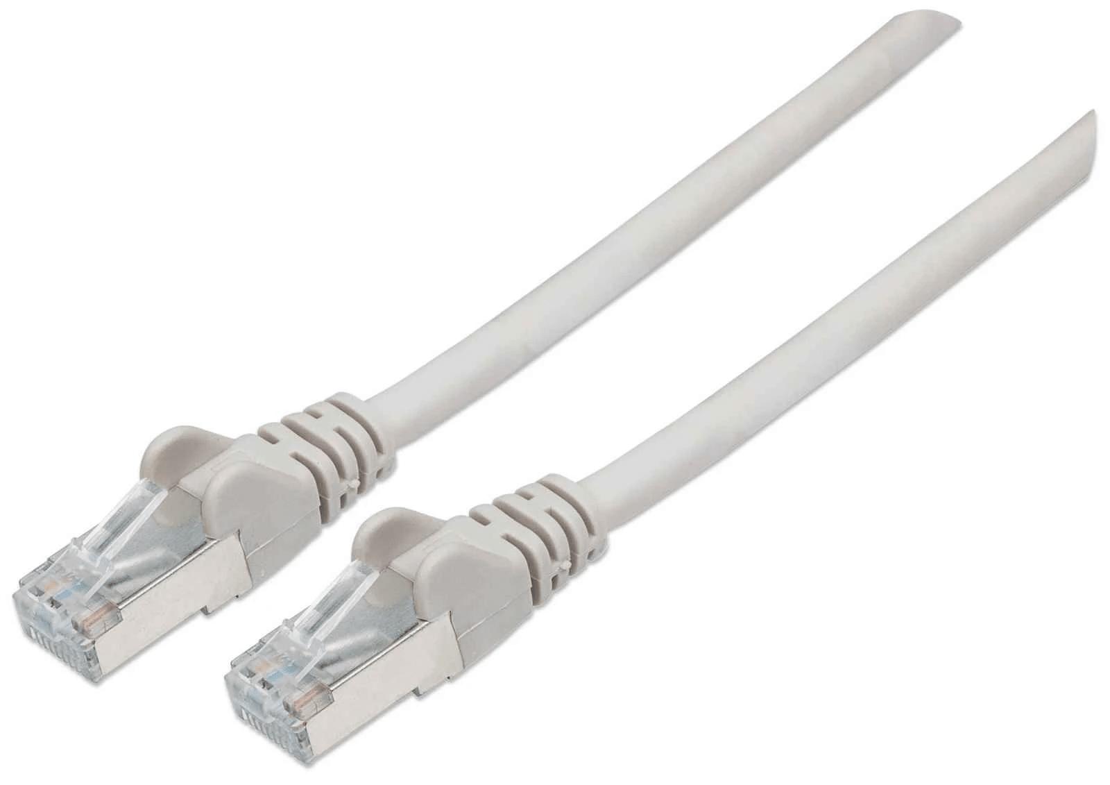 Intellinet 740678 cavo di rete Grigio 1 m Cat7 S/FTP [S-STP] (NETWORK CABLE CAT7/PLUG 6A COPP - -1M GREY S/FTP SNAGLESS/BOOTED)