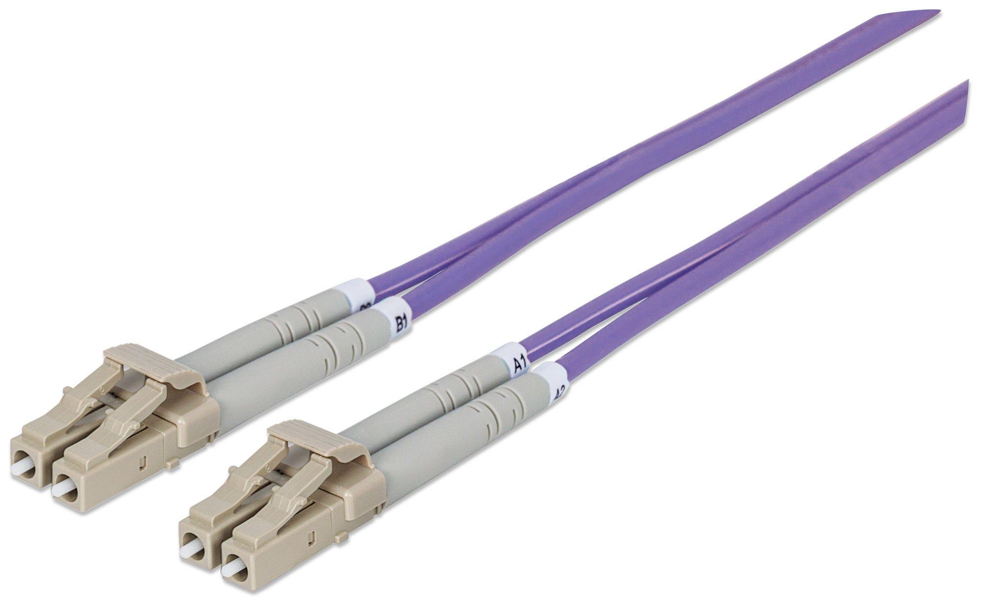 Intellinet 750875 cavo InfiniBand e in fibra ottica 1 m LC Viola