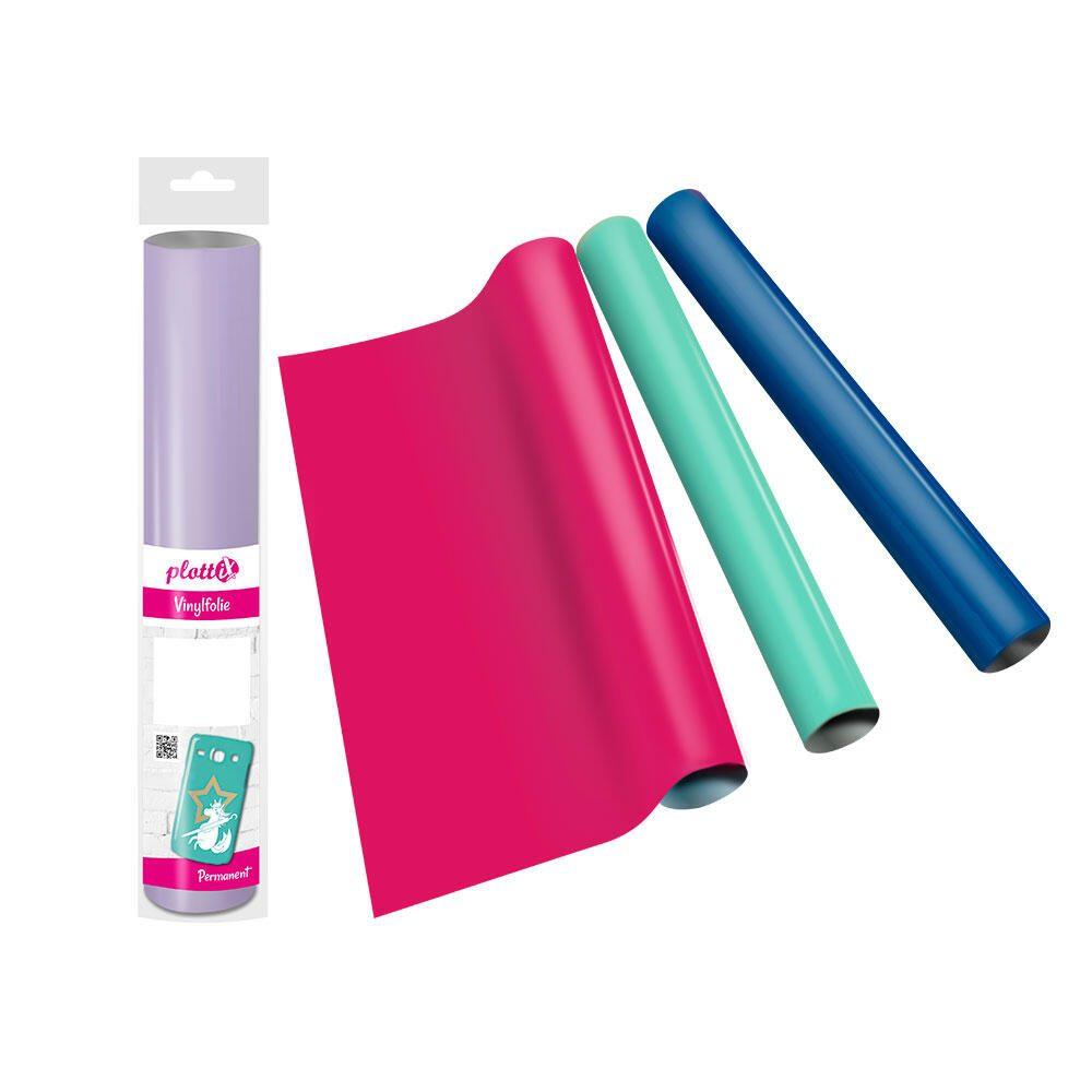 Plottix Film permanentemente in vinile Magenta (31,5 cm x 1 m)